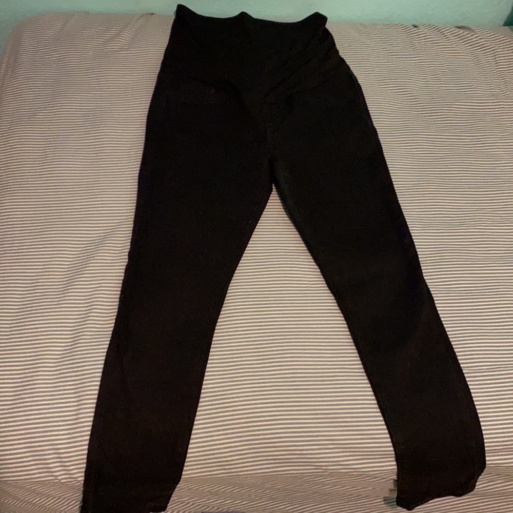 Maternity ankle skinny jeans